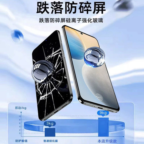 适用于红米K70PRO无尘仓钢化膜k60e/k60pro手机膜K50至尊版秒贴k4Pro/k40s全屏覆盖k30至尊版防摔高清秒贴膜 - 图2