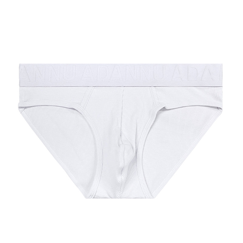 ADANNU男三角内裤螺纹棉国风浮雕文腰带纯色性感低腰提臀运动青年,淘宝优惠券,粉丝福利购,淘宝优惠卷
