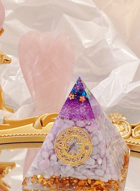 水晶摆放原创设计室内好运