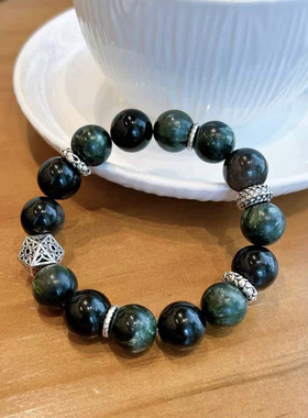 正品天然水晶多宝手链女款单圈招财绿龙晶转运手串送女友闺蜜礼物