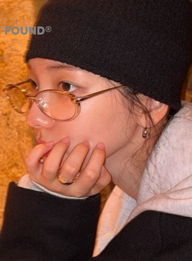 2026新款银色椭圆框高智墨镜