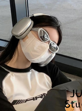 时尚墨镜欧美风网红银色镜面男女