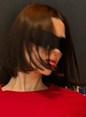 Y2K未来感连体鹰嘴防晒墨镜