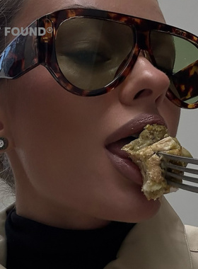 玳瑁大框宽边防紫外线墨镜女