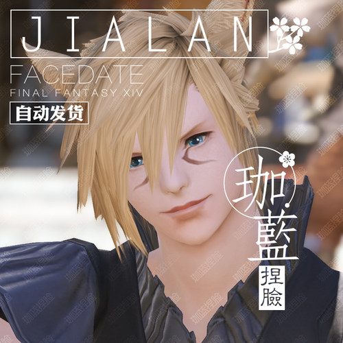 【珈蓝】最终幻想14 ff14捏脸数据脸型 猫魅族猫男 月猫 萨克 - 图3