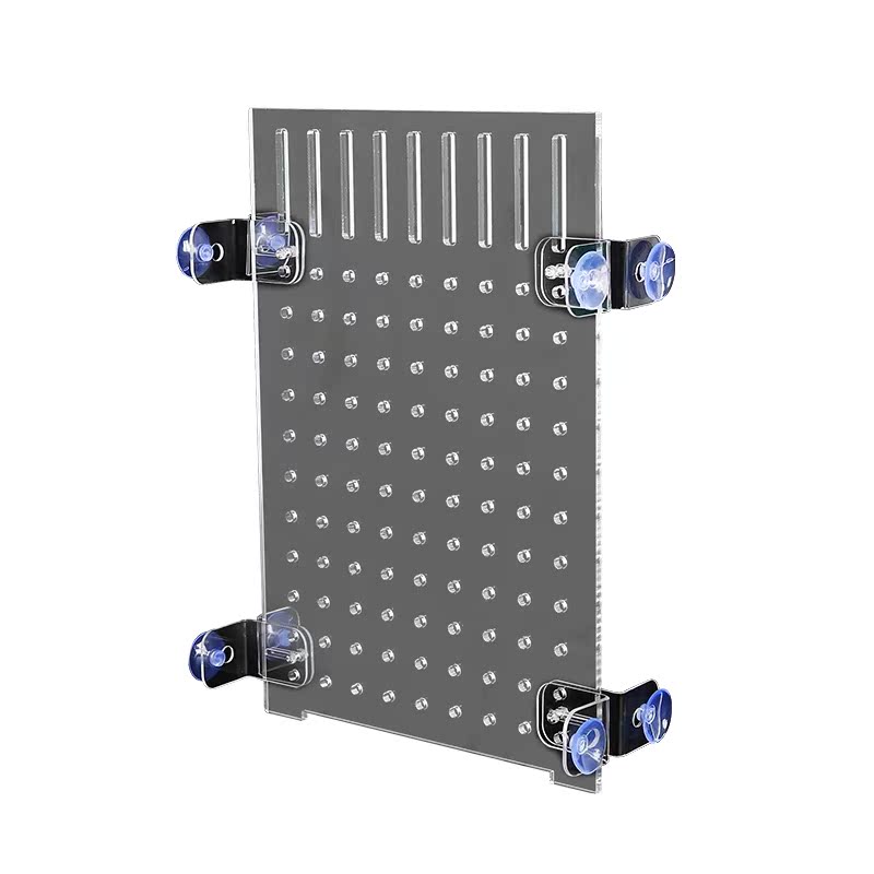 鱼缸隔离板透明亚克力隔板鱼苗隔离板盖板鱼缸分离隔板隔离网挡板 - 图3