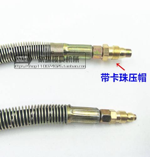 外钢丝护套软管油管耐高温耐磨耐腐蚀机床油管4MM 6MM*34500一米 - 图0