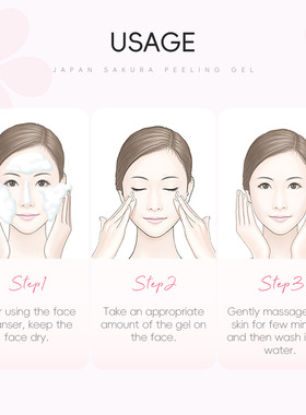 japan sakura- PEELING GEL 樱花去角质凝胶