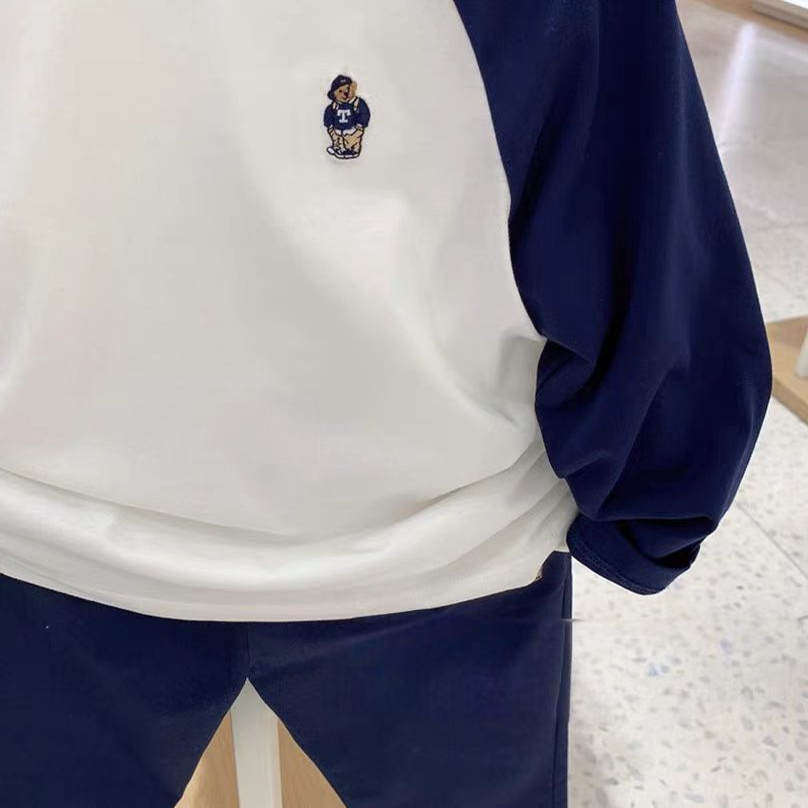 2025春季小熊男童长袖T恤纯棉圆领套头衫中大童上衣TKLA24N892R,淘宝优惠券,粉丝福利购,淘宝优惠卷