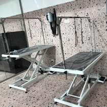 Kiss FT-808 Pet Store Electric Ultra Low Lifting Beauty Table Beauty Table Pet Cat Dog Large Canine Gold Wool