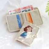 Милый бумажник, короткая сумка через плечо, складной картхолдер, кошелек, коллекция 2023, в корейском стиле