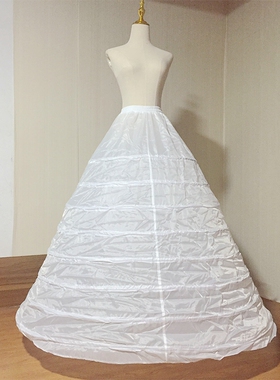 婚纱礼服裙撑8刚钢圈加大裙撑演出服洛丽塔花嫁公主裙衬裙撑