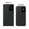 Samsung s24ultra smart flip-free answering machine leather case