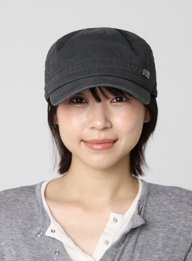 『高品质』户外灰色平檐鸭舌帽