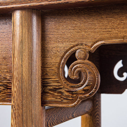 红木家具 全鸡翅木香案仿古中式中堂案几实木翘头案 玄关条案供桌 - 图2