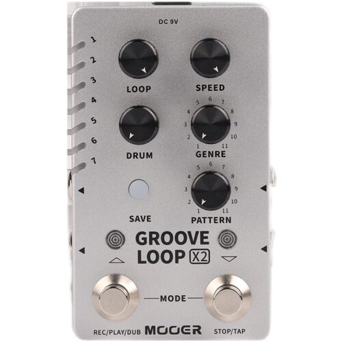 MOOER魔耳 电吉他单块效果器Groove loop X2鼓机乐句循环立体声 - 图3