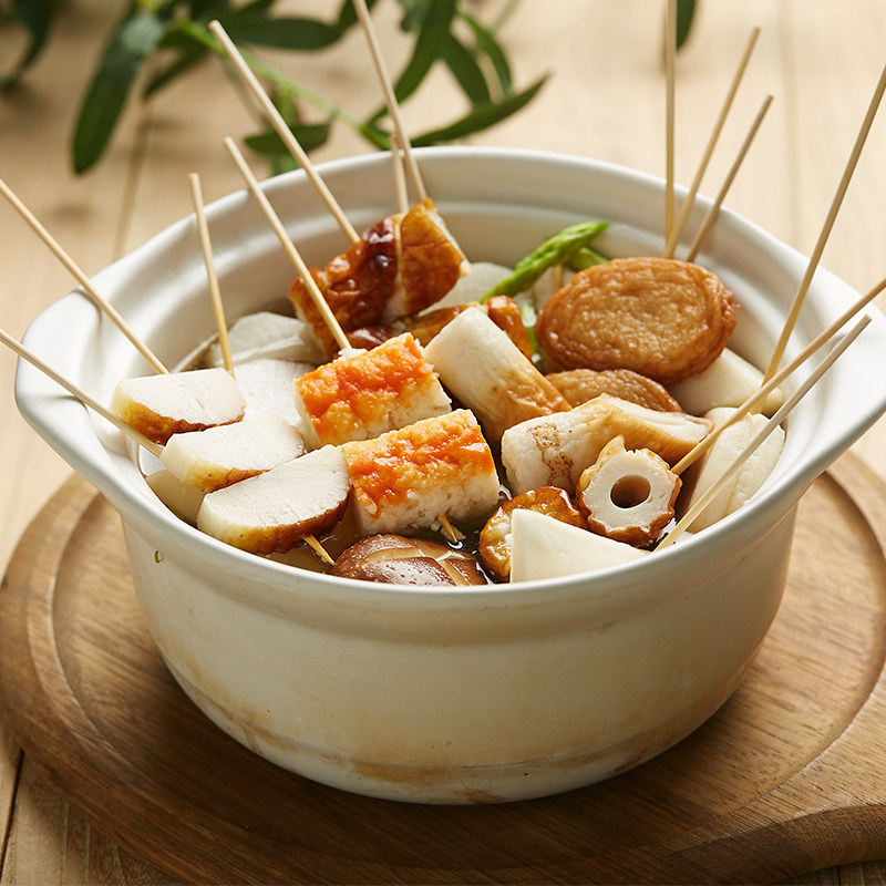 日本料理进口纪文关东煮寿喜锅火锅食材汤料鱼糕鱼饼竹轮鱼卷组合_虎窝淘