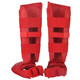 Karate one-piece training wkf shin guards