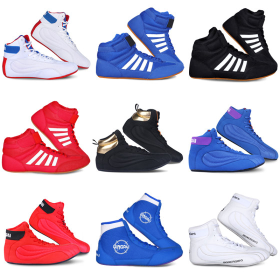 Children's professional boxing and Sanda training shoes for fitness squats