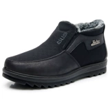 Демисезонные слипоны, туфли, удерживающие тепло сапоги, для среднего возраста, большой размер