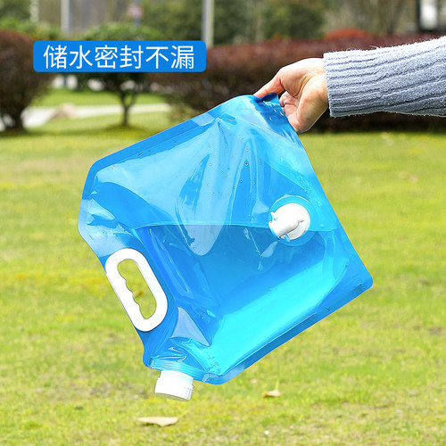 水袋户外便携式折叠演唱会露营储水袋大容量水塑料软体车载蓄水袋 - 图2