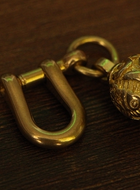 实心纯铜装饰铃铛吊坠