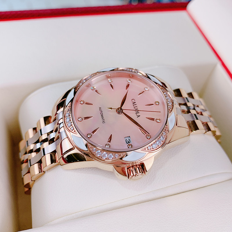 卡罗莱正品全自动2020新款女机械表 卡罗莱乔腾国产腕表