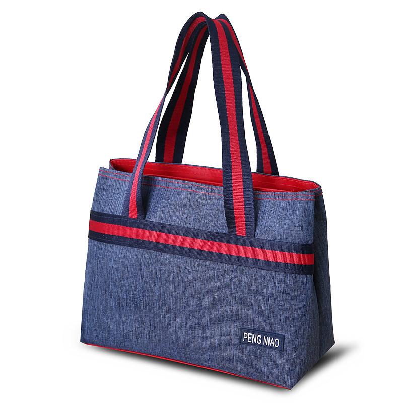 防水布手提包女潮流手拎袋双层拉链小布包帆布妈咪包中青年妈妈包,淘宝优惠券,粉丝福利购,淘宝优惠卷