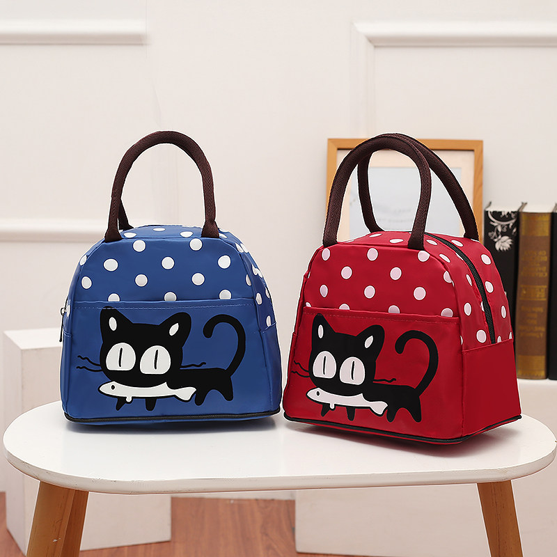手提布包时尚卡通饭盒袋防水小方包学生便当包布包手拎袋妈咪包袋,淘宝优惠券,粉丝福利购,淘宝优惠卷