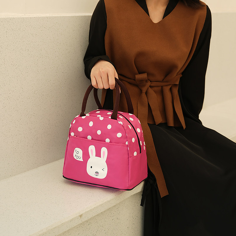 手提布包时尚卡通饭盒袋防水小方包学生便当包布包手拎袋妈咪包袋,淘宝优惠券,粉丝福利购,淘宝优惠卷