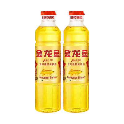 金龙鱼1:1:1黄金比例调和油400ml非转基因
