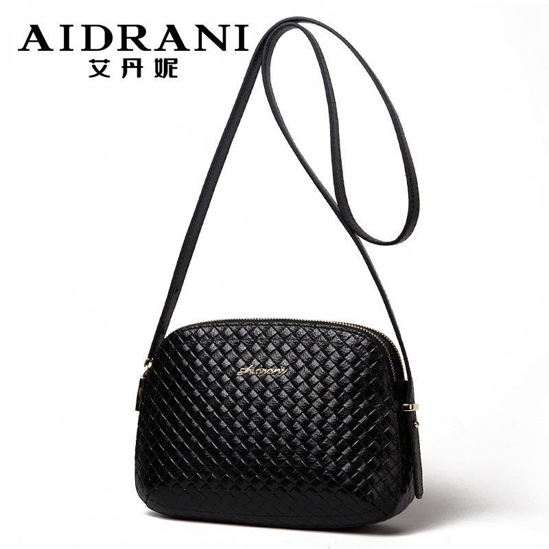 2020新款夏季真皮百搭编织斜挎包包 aidrani艾丹妮黛优女士包袋