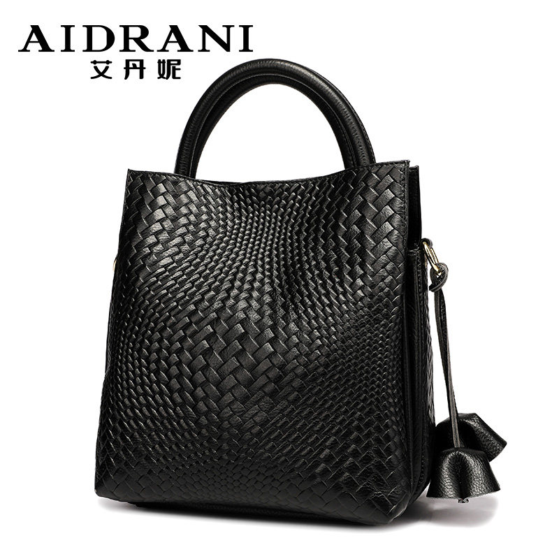 真皮2020新款女百搭大气妈妈手提包 aidrani艾丹妮黛优女士包袋