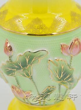 寺院居家花瓶陶瓷佛具用品现代