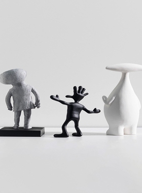 卡通人物组合儿童房软装客厅柜书房摆件现代简约卧室书架柜装饰品