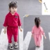 Bé gái 1 bộ đồ thời trang 2 bé gái mặc phong cách nước ngoài xuân 2019 mới 3 tuổi trẻ em trẻ em Quần áo Hàn Quốc 0 - Phù hợp với trẻ em Phù hợp với trẻ em