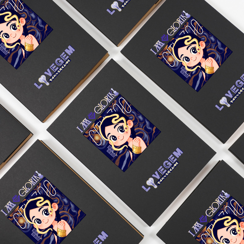 G.E.M.邓紫棋周边摩天动物园粉丝应援物笔记本记事簿明星小卡谷子 - 图1