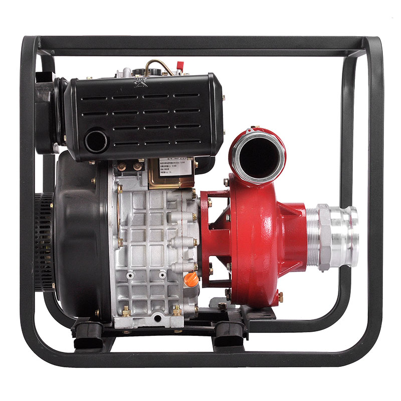 汉萨2寸3寸4/6寸柴油高压电启动消防抗洪抽水机园林排污泵HS40PIE - 图1