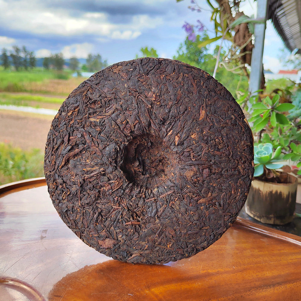 中宏印勐海普洱熟茶 布朗山古树普洱茶饼 云南七子饼茶店铺上新款