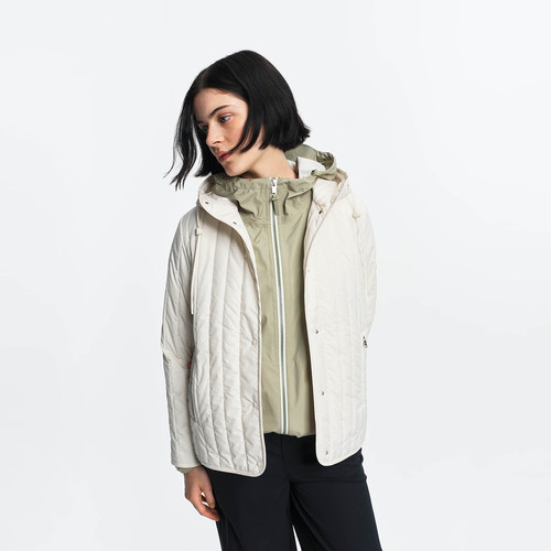 AIGLE艾高女士棉服外套防泼水户外轻量保暖棉袄棉衣25年冬季新品 - 图2