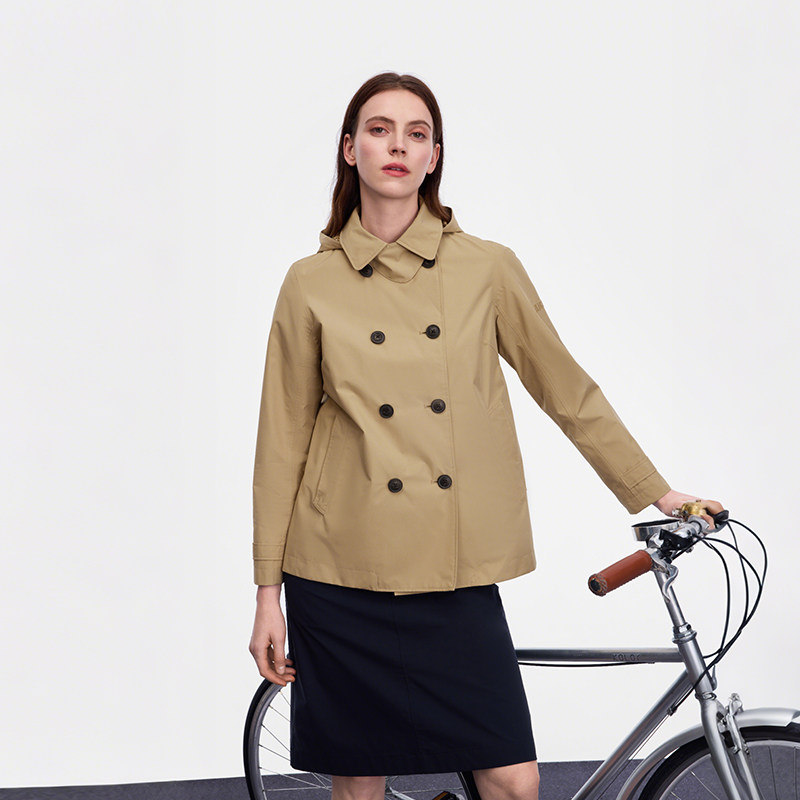 AIGLE艾高女士外套GORE-TEX冲锋衣功能面料风衣夹克25年冬季新品 - 图0