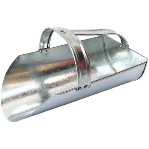 兽用加厚铁铲子饲料铲子养殖场粮食铲饲料勺小戳子添料斗加料斗瓢 - 图3