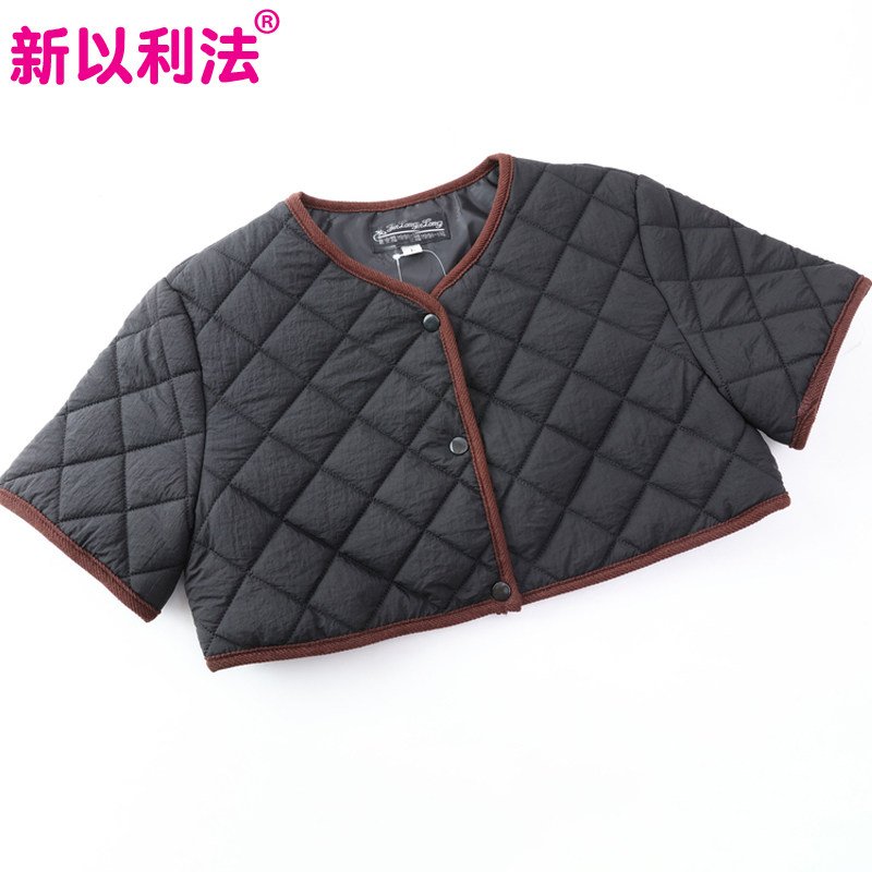妈妈羽绒护肩中老年女装保暖护马夹 新以利法中老年女装