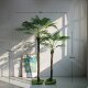 High-end simulated green plants, large coconut trees, loose-tailed sunflowers, landscape, commercial shop windows, conference room decoration trees