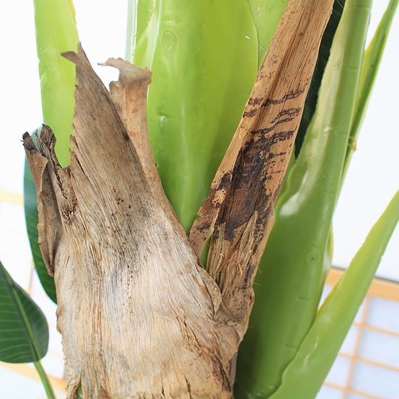 Simulated green plant banana tree floor decoration