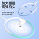 Badminton racket with foam handle
