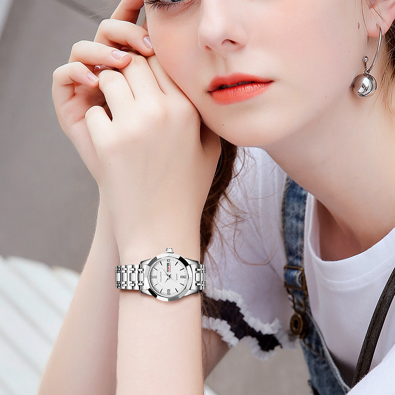 威顿女正品防水时尚款2019石英表 威顿手表国产腕表