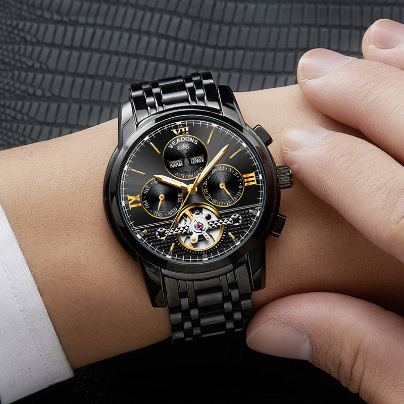 威顿/ veadons正品瑞士新款机械表 威顿手表国产腕表