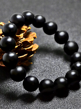 手串奥莱依天然黑玛瑙个性时尚