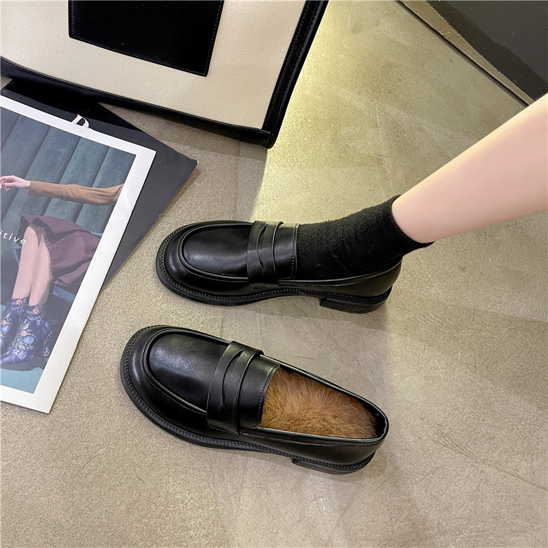 小皮鞋女英伦风女鞋春季2026年新款黑色工作平底单鞋软皮乐福鞋,淘宝优惠券,粉丝福利购,淘宝优惠卷